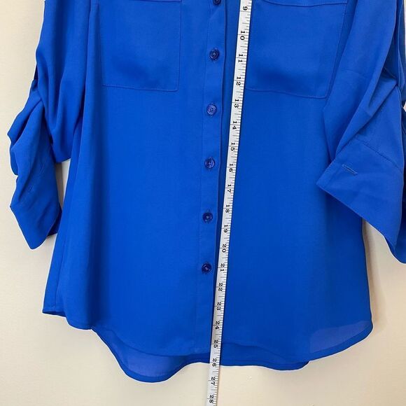 Express| XSmall | career wear| pockets| Button down - Picture 4 of 13